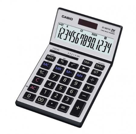 CASIO  JS-140TVS-SR Elektronik Hesap Makinesi