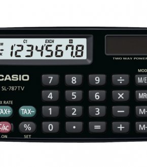 CASIO  SL-787TV-BK Elektronik Hesap Makinesi