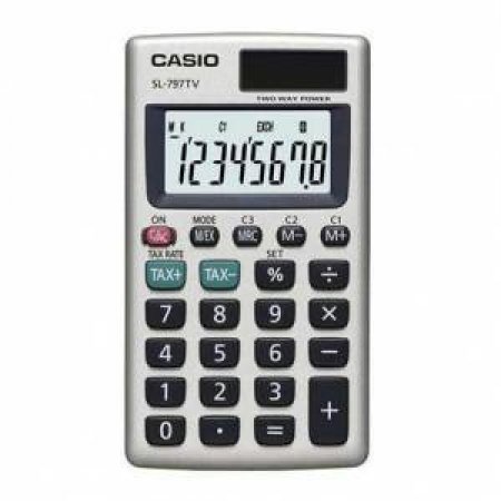 CASIO SL-797TV-GD Elektronik Hesap Makinesi