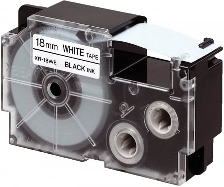 CASIO XR-18WE WHITE-BLACK ORİJİNAL ETİKET